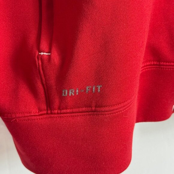Nike Dri Fit Cincinnati Reds Jacket Mens Size XL Full Zip Pockets Red MLB READ - Picture 4 of 13